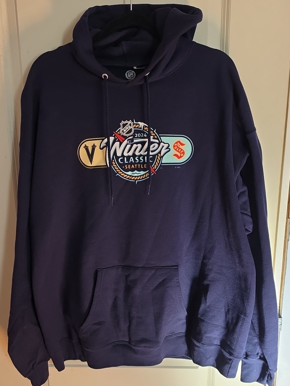 NHL Navy Winter Classic Seattle Pullover Hoodie